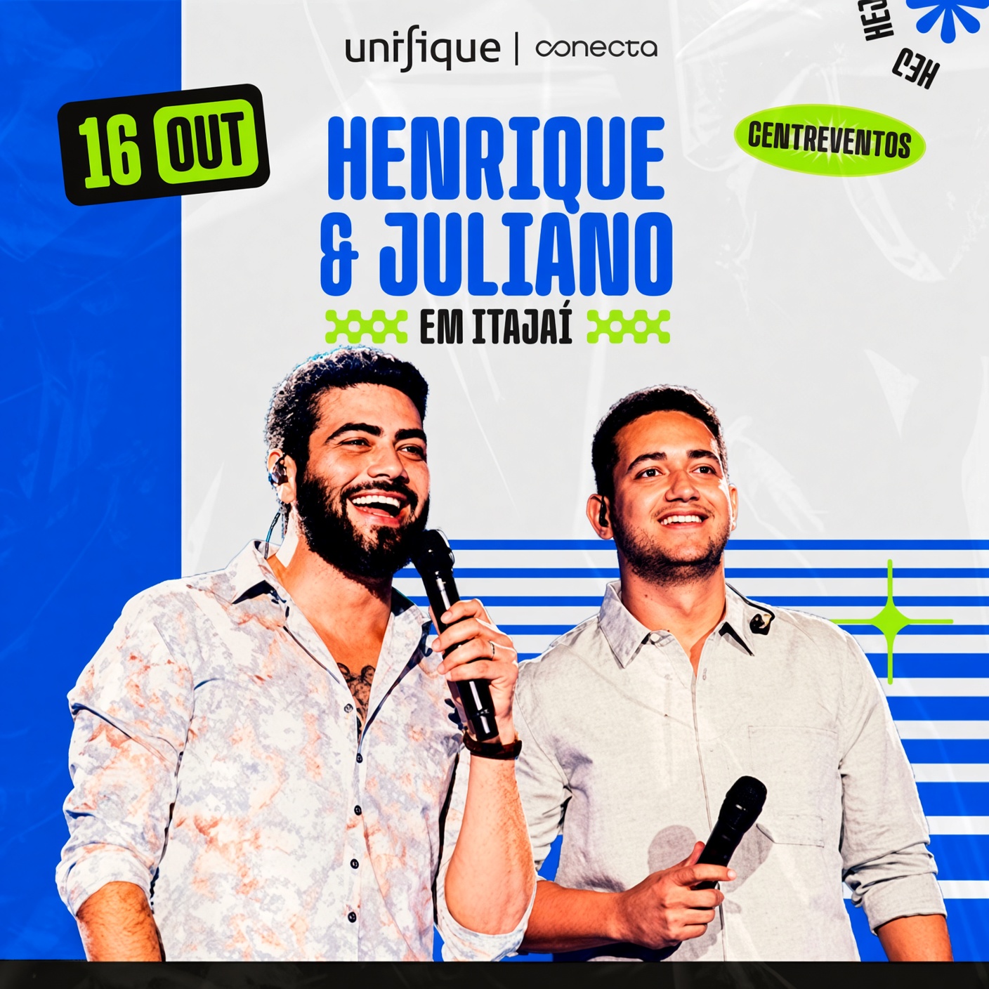 Capa do evento Henrique & Juliano em Itajaí - SC